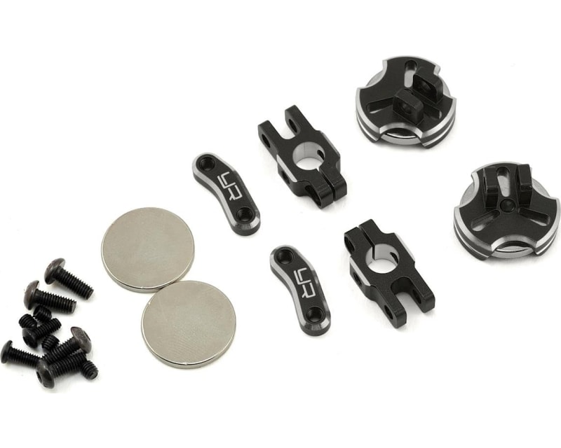 Aluminum CNC Magnetic Invisible Body Mount (Black)