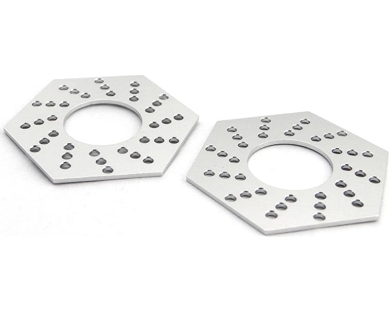 Tap to zoom Aluminum Cross Drilled Slipper Pad 32.8x15.2x1mm (2 pieces)