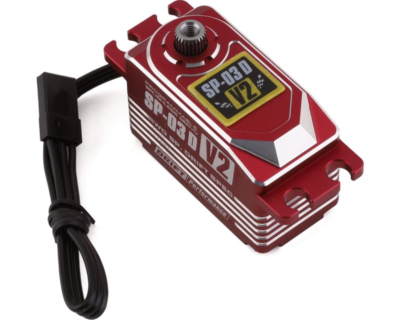 Tap to zoom Sp-03 D V2 Programable brushless Drift Servo (Red)
