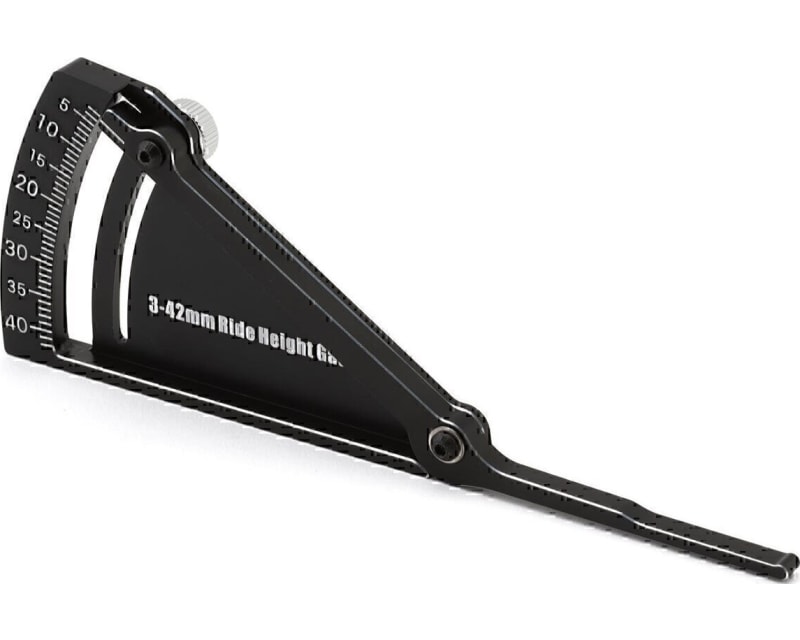 Tap to zoom Off-Road Aluminum Ride Height Gauge (Black) (3-42mm)