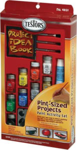 Testors TES4031 - Testors Pint Sized Projects Paint Activity Kit