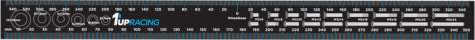 1UP Racing 1UP160401 - Quikchek Decal - Blue Accent