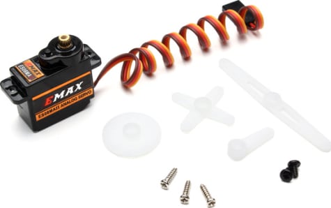 YUANJS YUANJSNKP0OMV316 - Motor Drive 1set Metal Gear Servo Set for EMAX ES08MA II 12g/1.8