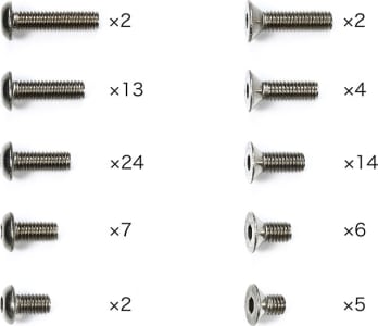 Tamiya TAM47464 - TD4 Titanium Screw Set
