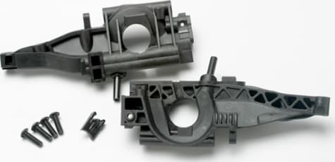 Traxxas TRA5329 - Bulkhead, rear (L&R halves)/ diff retainer, rear/ 4x14mm BCS (2)