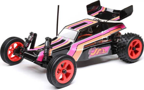Losi LOS01020T3 - 1/16 Mini JRX2 2WD Buggy Brushed RTR Black