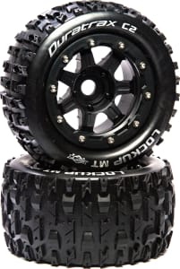 Duratrax DTXC5602 - Lockup MT Belt 2.8 Mounted .5 Offset Black 17mm (2)