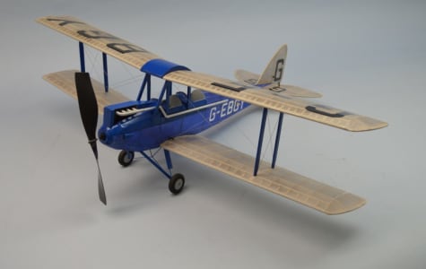 Dumas DUM336 - Dehavilland Dh 60 Gipsy Moth 30 Wingspan Balsa Free Flight Kit