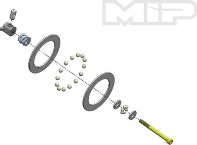 MIP MIP16215 - Super Ball Rebuild Kit Tamiya Blackfoot/ Monster Beetle #16215