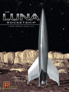Pegasus Hobbies PGH9110 - Luna Rocketship 1/350 Scale Plastic Model Kit