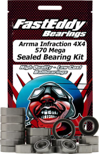 FastEddy TFE7354 - Arrma Infraction 4X4 570 Mega Sealed Bearing Kit