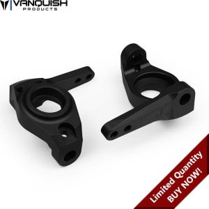 Vanquish Products VPS02851 - Axial Scx10 8 Degree Knuckles Black Anodized
