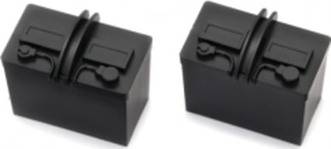 Traxxas TRA8426 - Faux Batteries - Black (2): Unlimited Desert Racer Udr