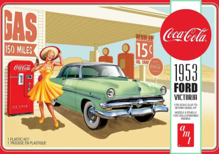 AMT AMT1146M - 1/25 1953 F0RD Victoria Hardtop w/Coke Machine 2T
