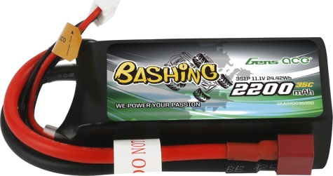 Gens Ace GEA22003S35D - 11.1V 2200mAh 3S 35C Lipo: DEANS
