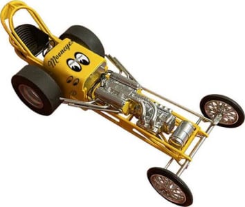 Atlantis Models AANH1223 - 1/25 Mooneyes Dragster Plastic Model Kit