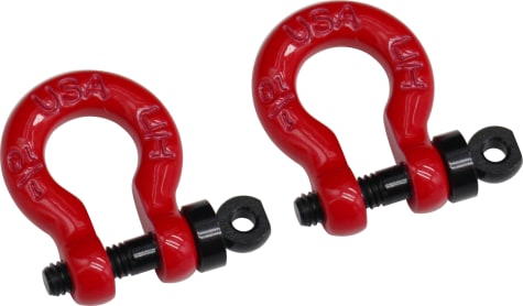 buy Hot Racing ACC808W02 1:10 Scale Red Tow Shackle D-Rings