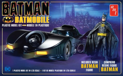 AMT AMT1107 - 1/25 1989 Batmobile w/Resin Batman Figure