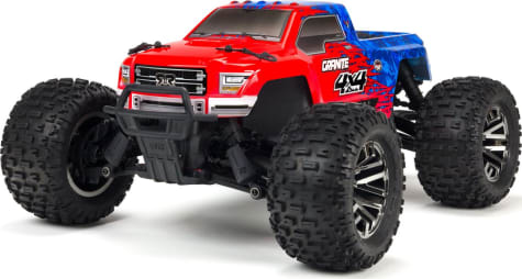 Arrma ARA102720T2 - 1:10 Granite 4X4 3S BLX 4WD MT Red/Blue