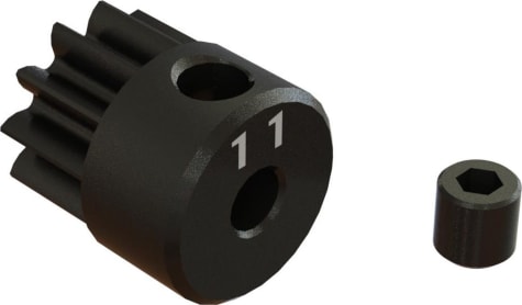 Arrma ARA311073 - 11T 0.8Mod 1/8 Bore CNC Steel Pinion Gear