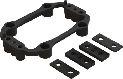 Arrma ARA320650 - Aluminum Servo Mount Plastic Holder Set