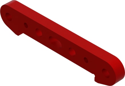 Arrma ARA330557 - ARA330557 Aluminum Rear Suspension Mount Red
