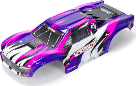 Arrma ARA402327 - VORTEKS 4X4 BLX Painted Decal Trimmed Body Purple