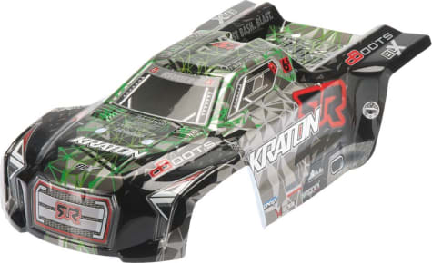 Arrma ARAAR406053 - AR406053 Body Green/Black Kraton 6S Painted II
