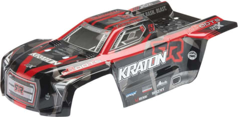 Arrma ARAAR406078 - discontinued AR406078 Body Kraton 6S Red Black II