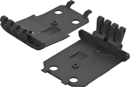 Arrma ARAC9260 - AR320401 F/R Lower Skidplate 2 4x4 Granite MEGA