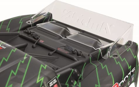 Arrma ARAC9607 - AR406132 SENTON 6S Rear Wing Clear