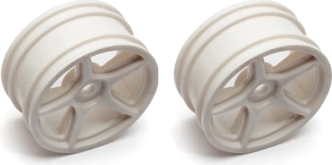 Associated ASC31443 - discontinued 5-Spoke Wheels white