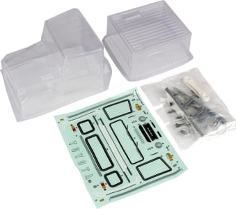 Associated ASC41063 - discontinued CR12 Toyota FJ45 Body with Accessories clear