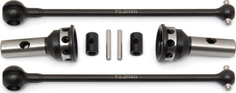 Associated ASC81334 - Factory Team RC8B3 CVA Set, 95.5 mm, front