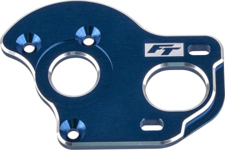 Associated ASC91907 - RC10B6.1 FT LAYDOWN/LAYBACK MOTOR PLATE 3.5MM BLU