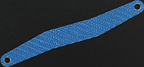 Associated ASC21238 - discontinued Factory Team Graphite Battery Strap Blue Rc18t