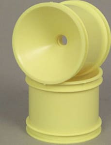 Associated ASC7842Y - Truck Front Wheels 1 piece fluor. Yellow
