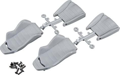 Axial Racing AXIAX80080 - discontinued AX80080 miniature Corbeau LG1 Seat Grey 2 pieces