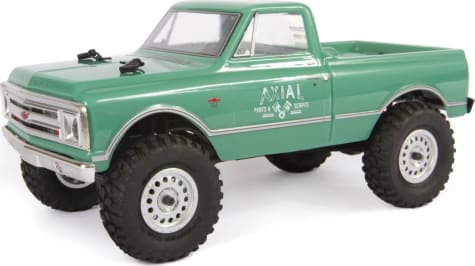 Axial Racing AXI00001T1 - 1/24 SCX24 1967 Chevrolet C10 4X4 RTR Brushed Rock Crawler Batte
