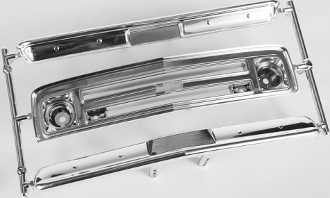 Axial Racing AXIC1560 - discontinued AX31560 67 Chevy C/10 Grille Bumpers Chrome/Black