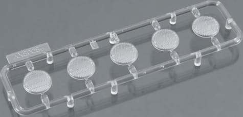 Axial Racing AXIAX80086 - Light Bar Lenses (Clear) (5 pieces)
