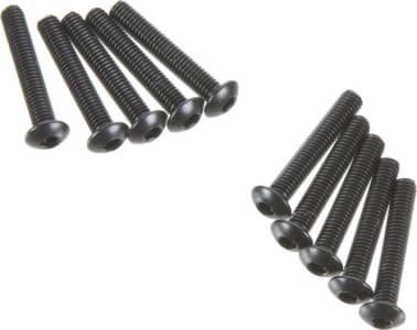 Axial Racing AXIC1180 - M3x18mm Hex Socket Button Head - Black (10pcs)