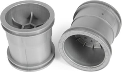 Axial Racing AXIAX31464 - AX31464 2.2 Monster Truck Wheels 63mm Silver 2