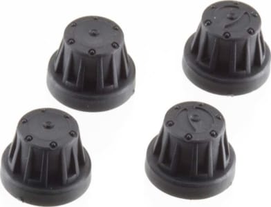 Axial Racing AXIC7079 - Axial Hub Cover Set - Black (4 pieces)