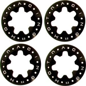 Hot Racing BLW207R01 - discontinued 2.2 wide HD Bead Lock Ring Black (4)