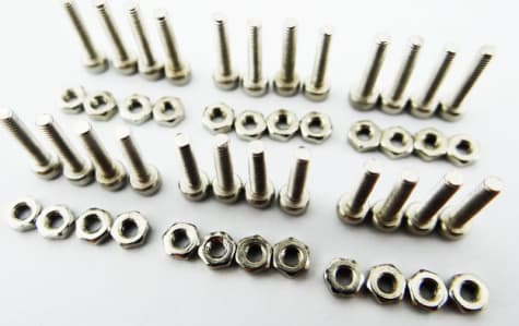 Hot Racing BLW2510N08 - discontinued Replacement 2.5x12mm Hardware BLW19 Steel Wheels (C