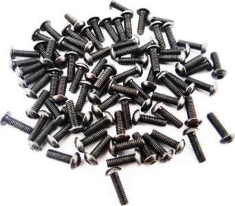Hot Racing BLW258 - discontinued M2.5x8mm BHCS Button Head Cap Screws (80)