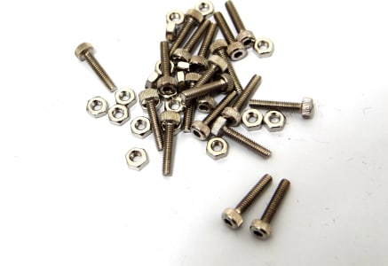 Hot Racing BLWS208 - discontinued Replacement 2x10mm Hardware for BLW19 Steel Wheels