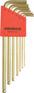 Bondhus BON38092 - discontinued Ball End Gold Guard Metric Hex Set 7 piece