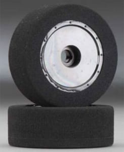 bxr Johns Bsr Racing BXRC1025 - Foam Dirt Oval Front Mounted Tires Red